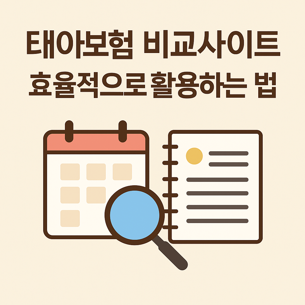 태아보험 비교사이트, 어떻게 활용하면 가장 효율적일까?