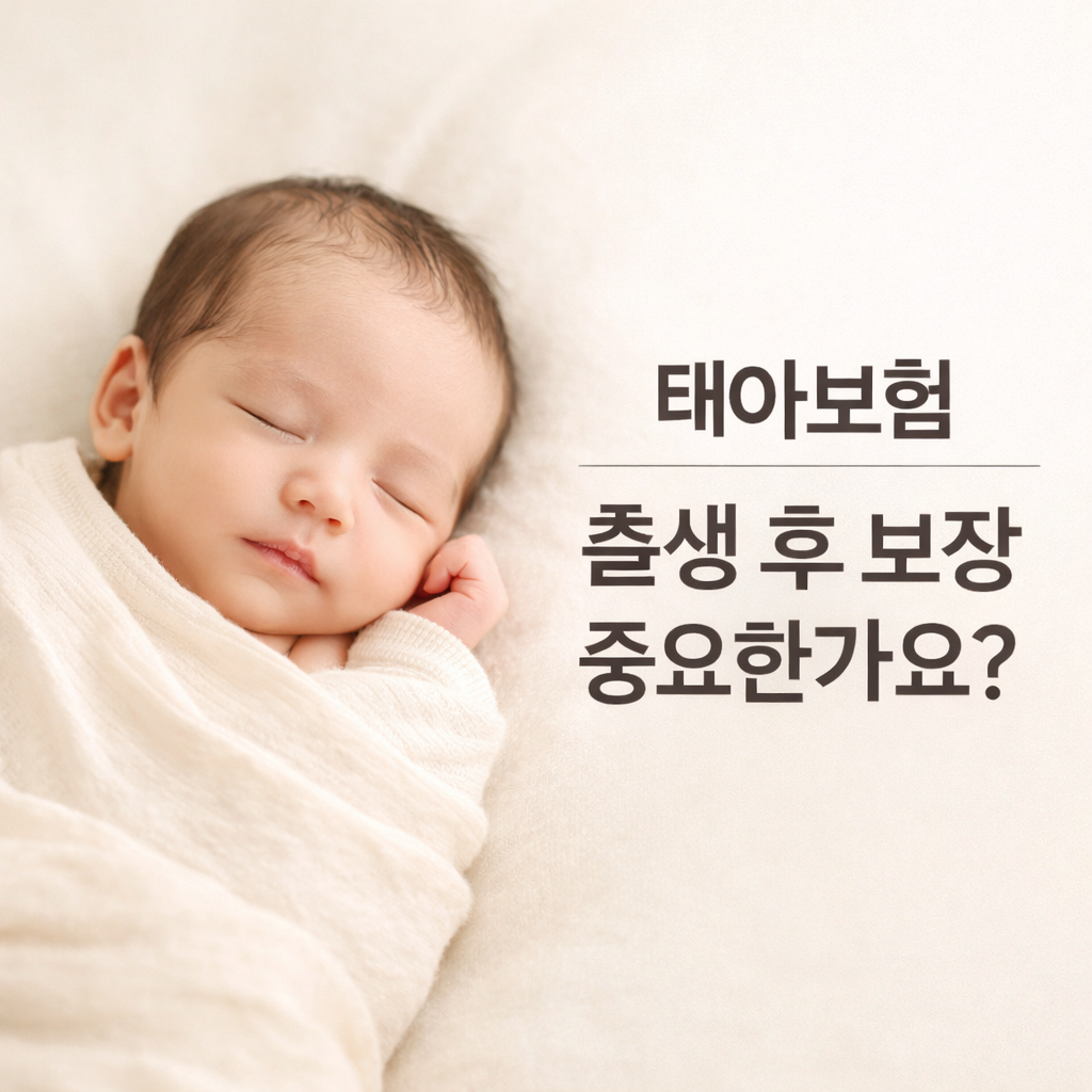 태아보험에서 ‘출생 후 보장’이 중요한 진짜 이유